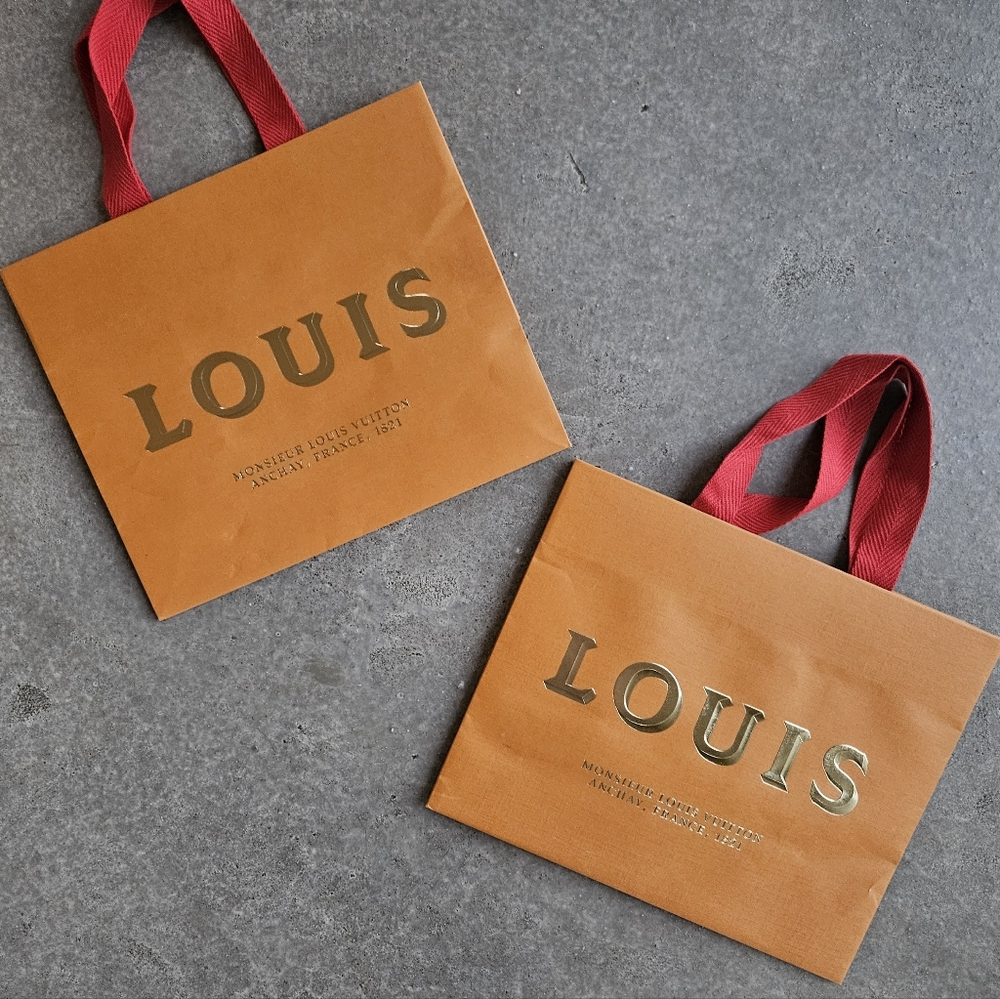 Authentic Louis Vuitton Two Small Empty Shopping … - image 1